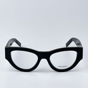 Saint Laurent SLM94OPT 001 BRAND NEW Eyeglasses Black Cat Eye Women